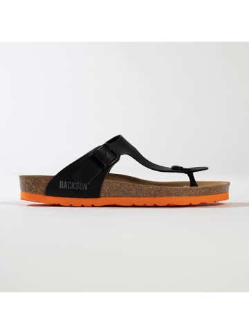 BACKSUN Teenslippers "Singapore" zwart
