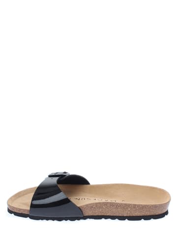 BACKSUN Slippers "Paris" zwart