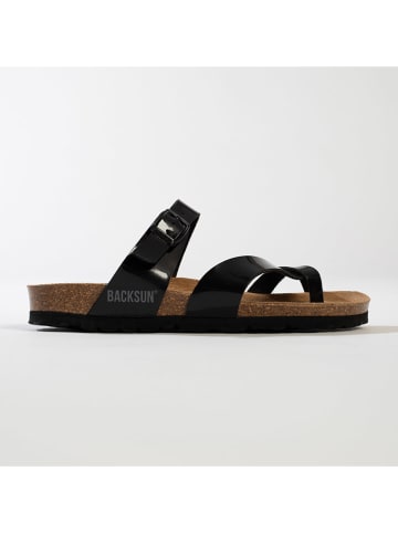 BACKSUN Zehentrenner "Barcelone" in Schwarz