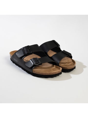 BACKSUN Slippers "Bali" zwart
