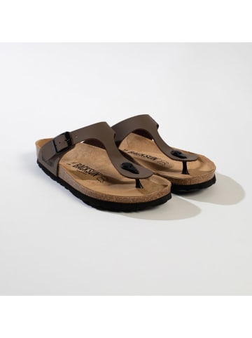 BACKSUN Japonki "Singapore" w kolorze brązowym