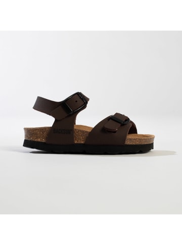 BACKSUN Sandalen "Tana" in Braun