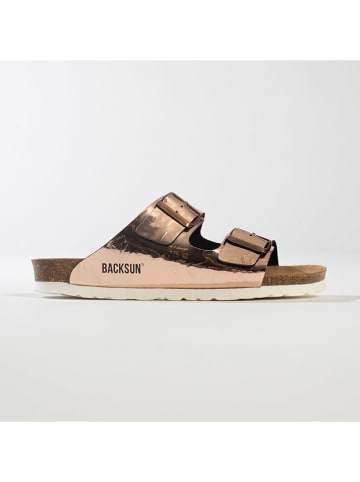 BACKSUN Pantoletten "Bali" in Gold