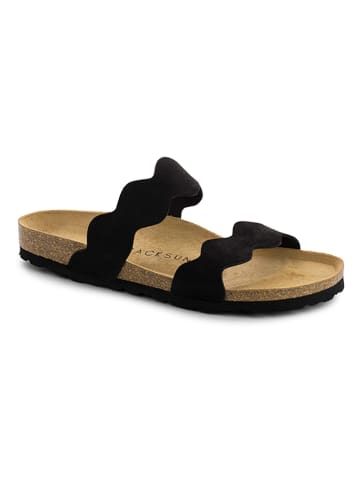 BACKSUN Pantoletten "Sechura" in Schwarz