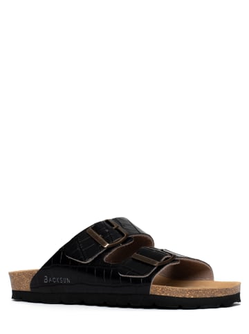 BACKSUN Slippers "Bali" zwart