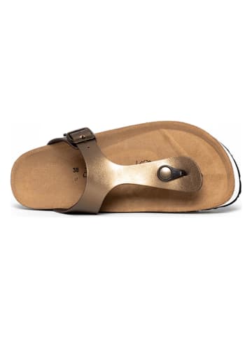 BACKSUN Japonki "Alghero" w kolorze miedzianym