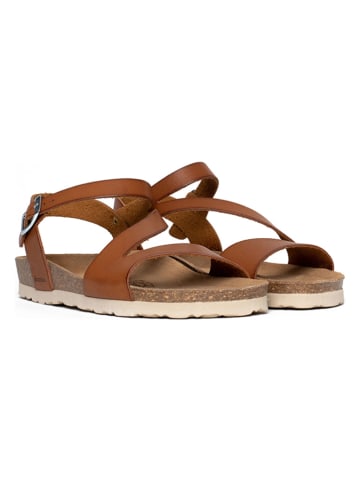 BACKSUN Sandalen in Hellbraun