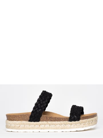 BACKSUN Slippers "Pise" zwart