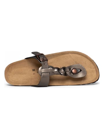 BACKSUN Zehentrenner "Reggio" in Grau