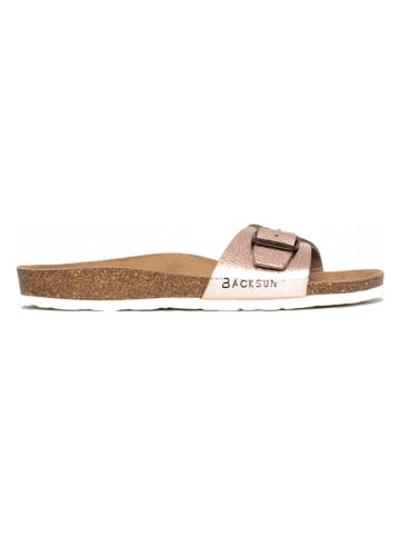 BACKSUN Slippers roségoudkleurig