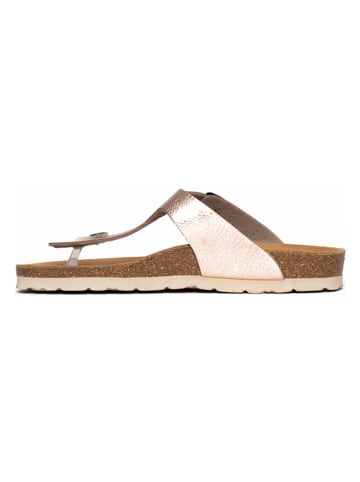 BACKSUN Teenslippers roségoudkleurig