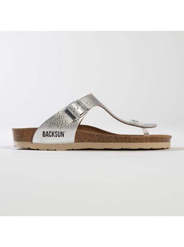 BACKSUN Zehentrenner "Singapore" in Silber