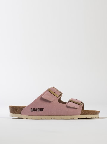 BACKSUN Klapki "Bali" w kolorze jasnoróżowym