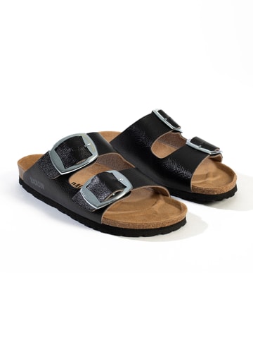 BACKSUN Slippers "Londrina" zwart