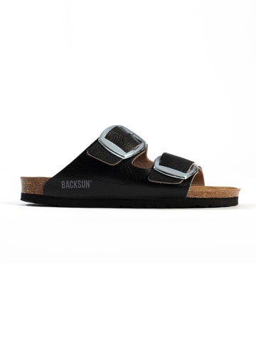 BACKSUN Slippers "Londrina" zwart
