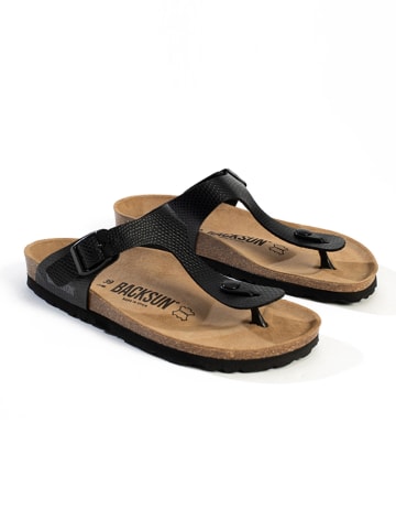BACKSUN Zehentrenner "Singapore" in Schwarz
