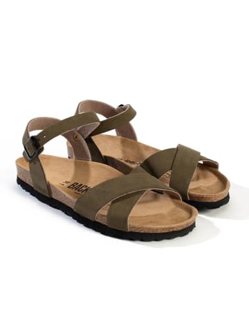 BACKSUN Sandalen kaki