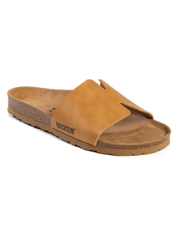 BACKSUN Slippers "Djilo" camel