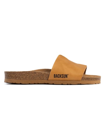 BACKSUN Slippers "Djilo" camel