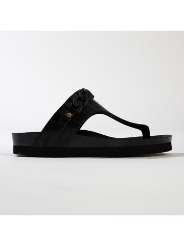 BACKSUN Zehentrenner "Carlita" in Schwarz