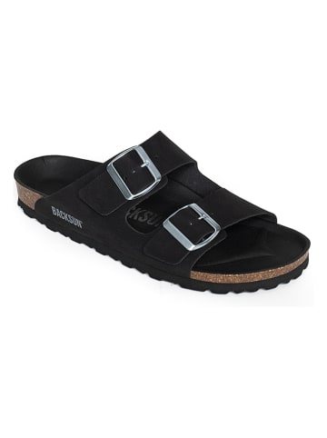 BACKSUN Slippers "Bali" zwart