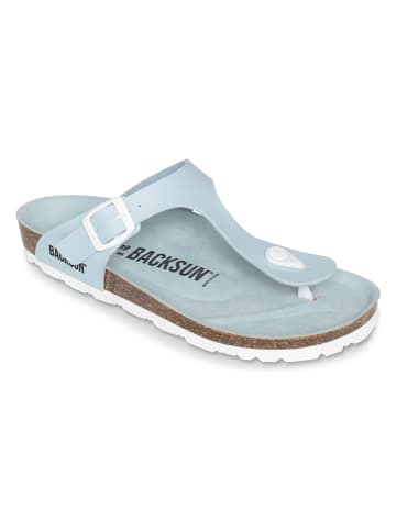 BACKSUN Teenslippers "Singapore" lichtblauw