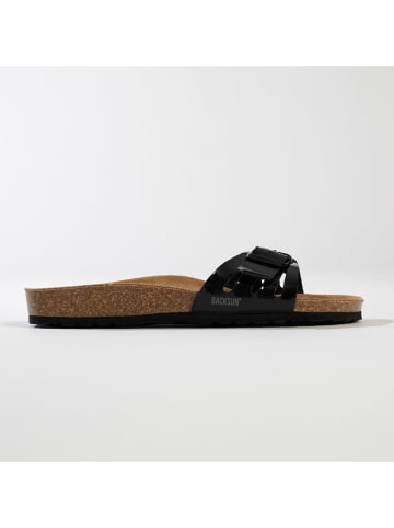 BACKSUN Pantoletten "Venezia" in Schwarz