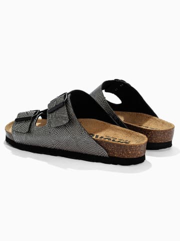 BACKSUN Slippers "Bali" zwart