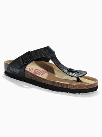 BACKSUN Teenslippers "Singapore" zwart