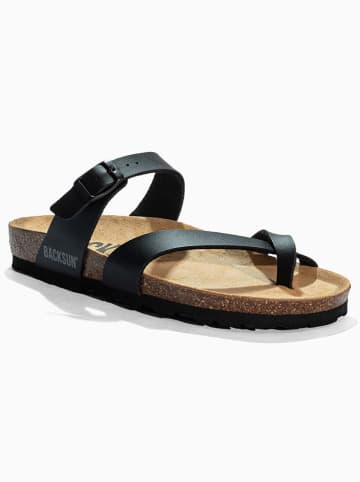 BACKSUN Teenslippers "Barcelone" zwart