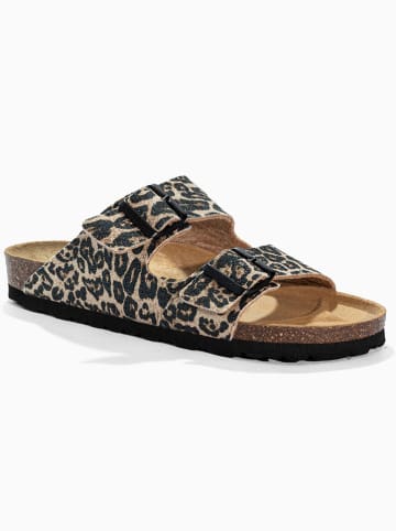 BACKSUN Slippers "Bali" bruin