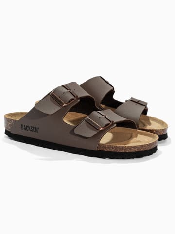 BACKSUN Slippers "Bali" bruin