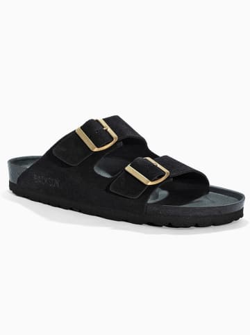 BACKSUN Slippers "Bali" zwart