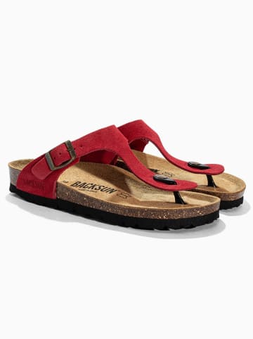 BACKSUN Teenslippers "Singapore" rood