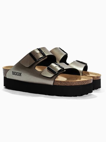 BACKSUN Pantoletten "Maldives" in Gold