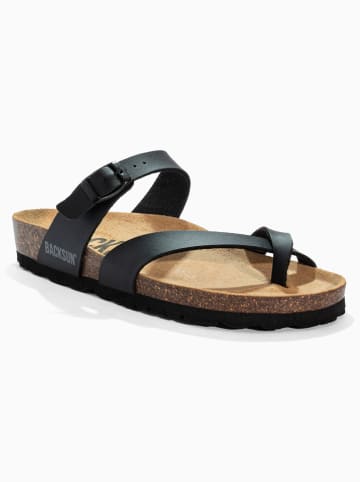 BACKSUN Japonki "Barcelone" w kolorze czarnym