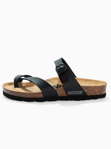 BACKSUN Zehentrenner "Barcelone" in Schwarz