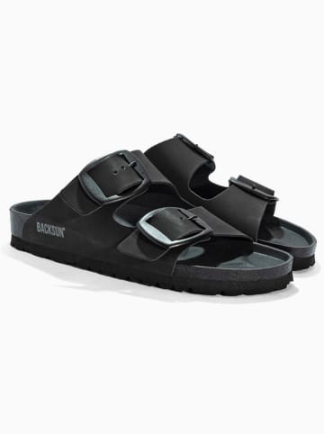 BACKSUN Slippers "Londrina" zwart
