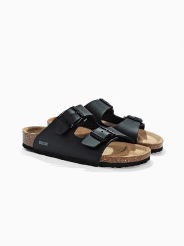 BACKSUN Slippers "Bali" zwart