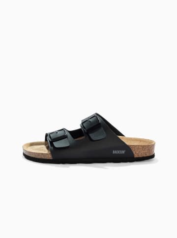 BACKSUN Pantoletten "Bali" in Schwarz