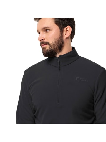 Jack Wolfskin Fleecepullover "Taununs" in Schwarz