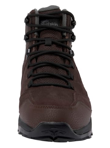 Jack Wolfskin Botki turystyczne "Sunset Hike Texapore" w kolorze brązowym