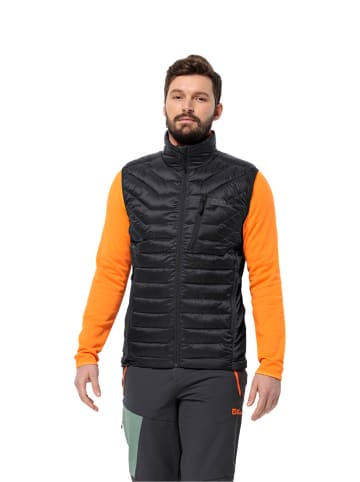 Jack Wolfskin Kamizelka hybrydowa "Routeburn Pro" w kolorze czarnym
