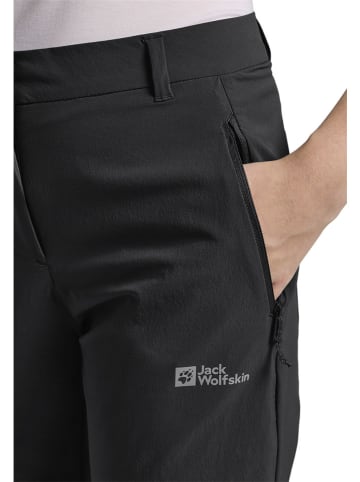 Jack Wolfskin Szorty funkcyjne "Hikeout" w kolorze czarnym