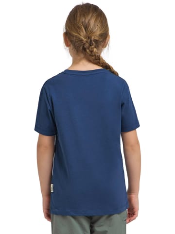 Jack Wolfskin Shirt "Graphic" donkerblauw