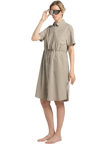 Jack Wolfskin Sukienka funkcyjna w kolorze beżowym