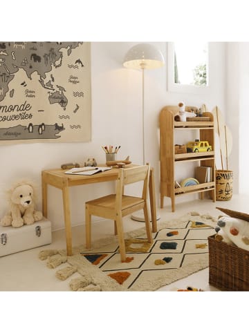 WellHome for Kids Regał "Robin" w kolorze jasnobrązowym na książki - 58,5 x 100 x 18,5 cm