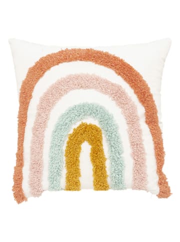 WellHome for Kids Poduszka w kolorze kremowym ze wzorem - 40 x 40 cm