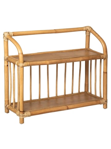 WellHome for Kids Regał "Retro" w kolorze beżowym na książki - 60 x 50 x 20 cm