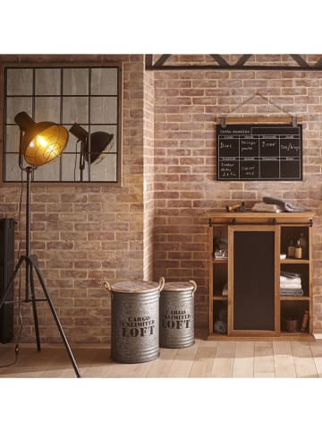 WellHome for Kids Tablica w kolorze czarnym do planowania tygodnia - 50 x 69 cm